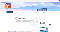 Desktop Screenshot of orgentec.fr